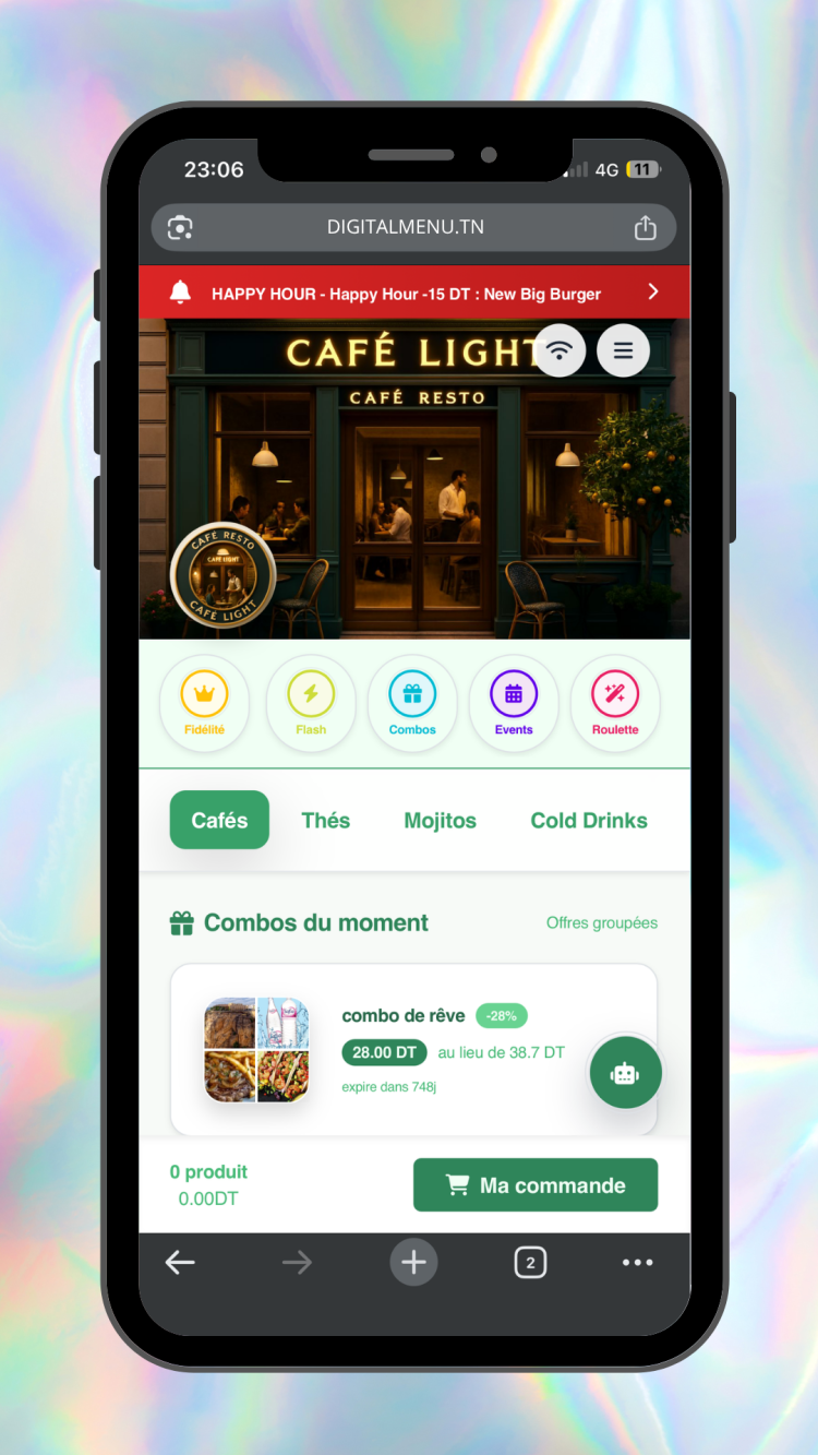 Système de commande en ligne